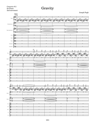 Gravity (Concerto #11 for piano 2nd movement)