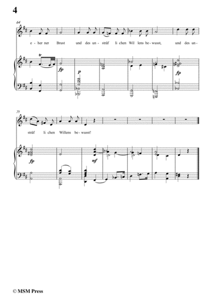 Schubert-Lebenslied,in D Major,for Voice&Piano image number null