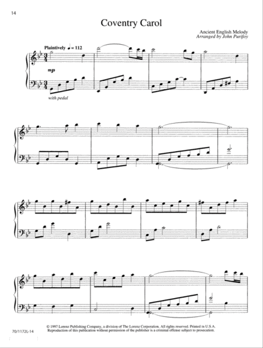 Timeless Carols for a New Age Piano Solo scores gallery preview page 8