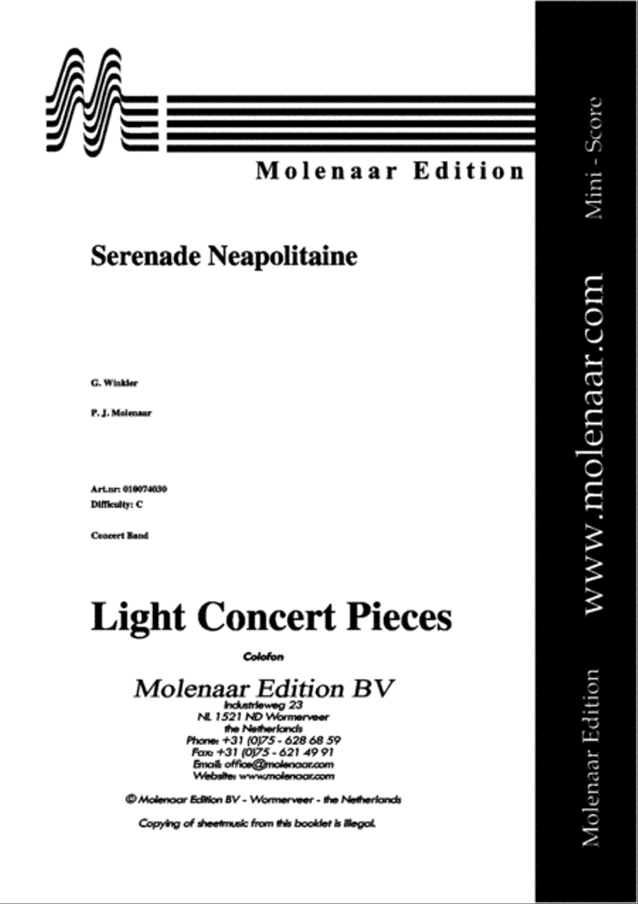 Serenade Neapolitaine Concert Band scores gallery preview page 2