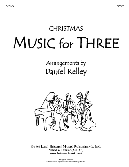 Music for Three, Christmas - Score 55199
