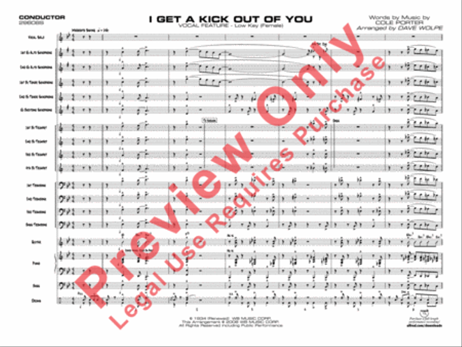 I Get a Kick Out of You Jazz Ensemble scores gallery preview page 4