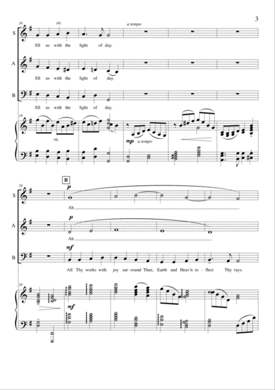 Ode to Joy Ode to Joy 3-Part scores gallery preview page 3