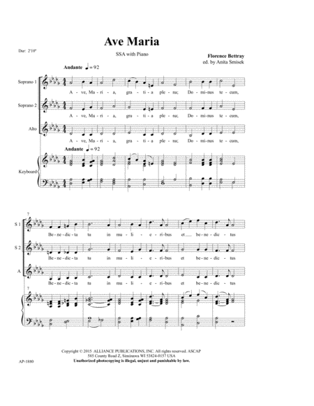 Ave Maria-Coronation Hymn image number null