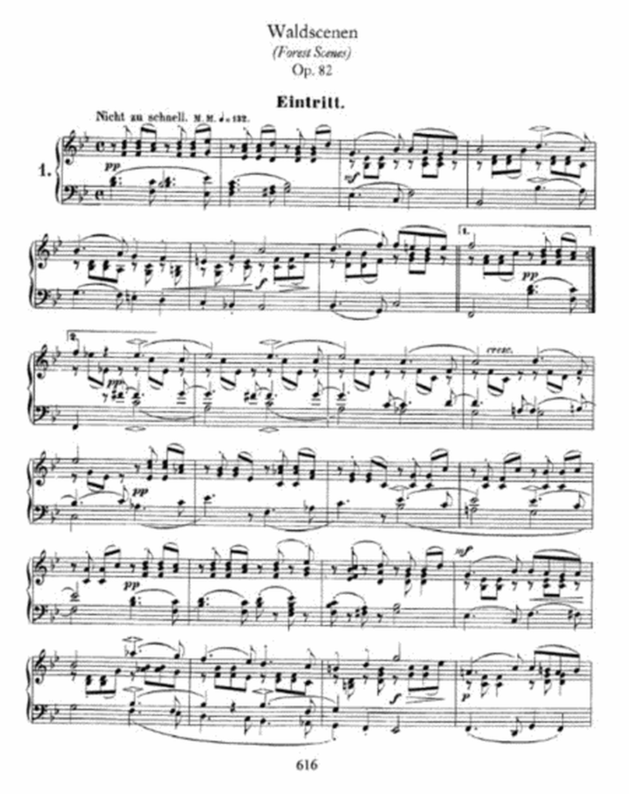 Schumann - Waldscenen (Forest Scenes) Op. 82