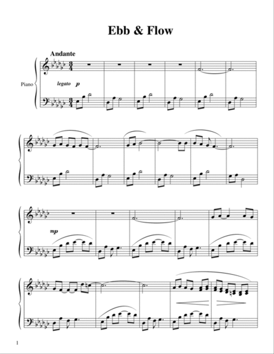 Ebb & Flow Piano Solo scores gallery preview page 3