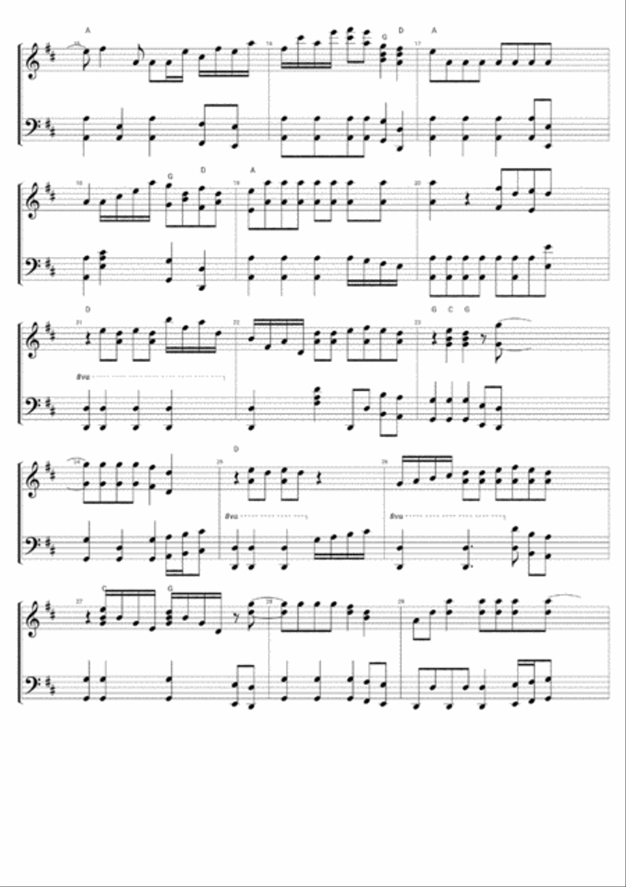 Mamma Mia Piano Solo scores gallery preview page 2