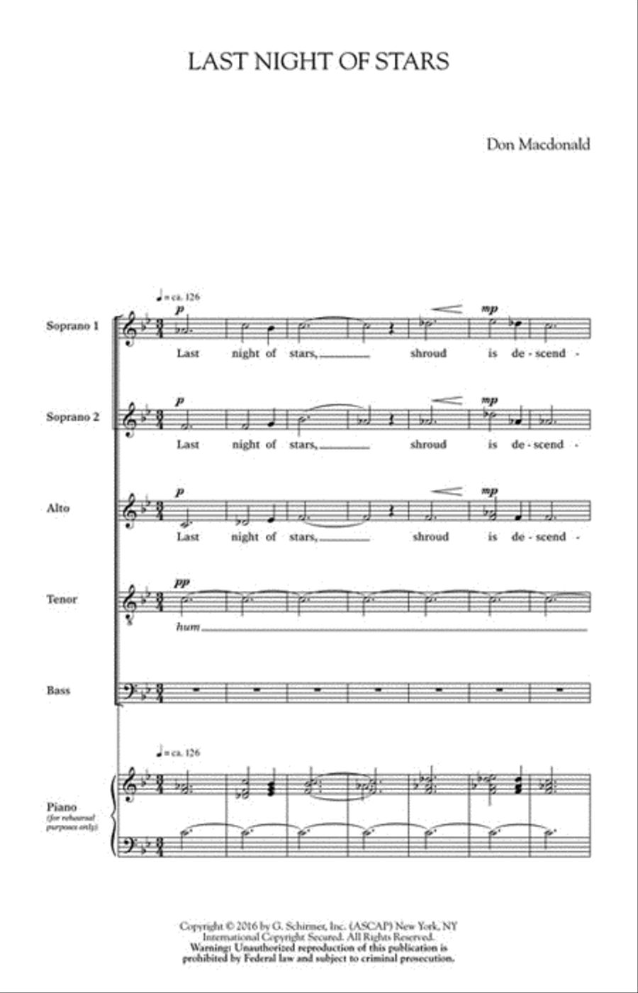 Last Night of Stars Divisi scores gallery preview page 2