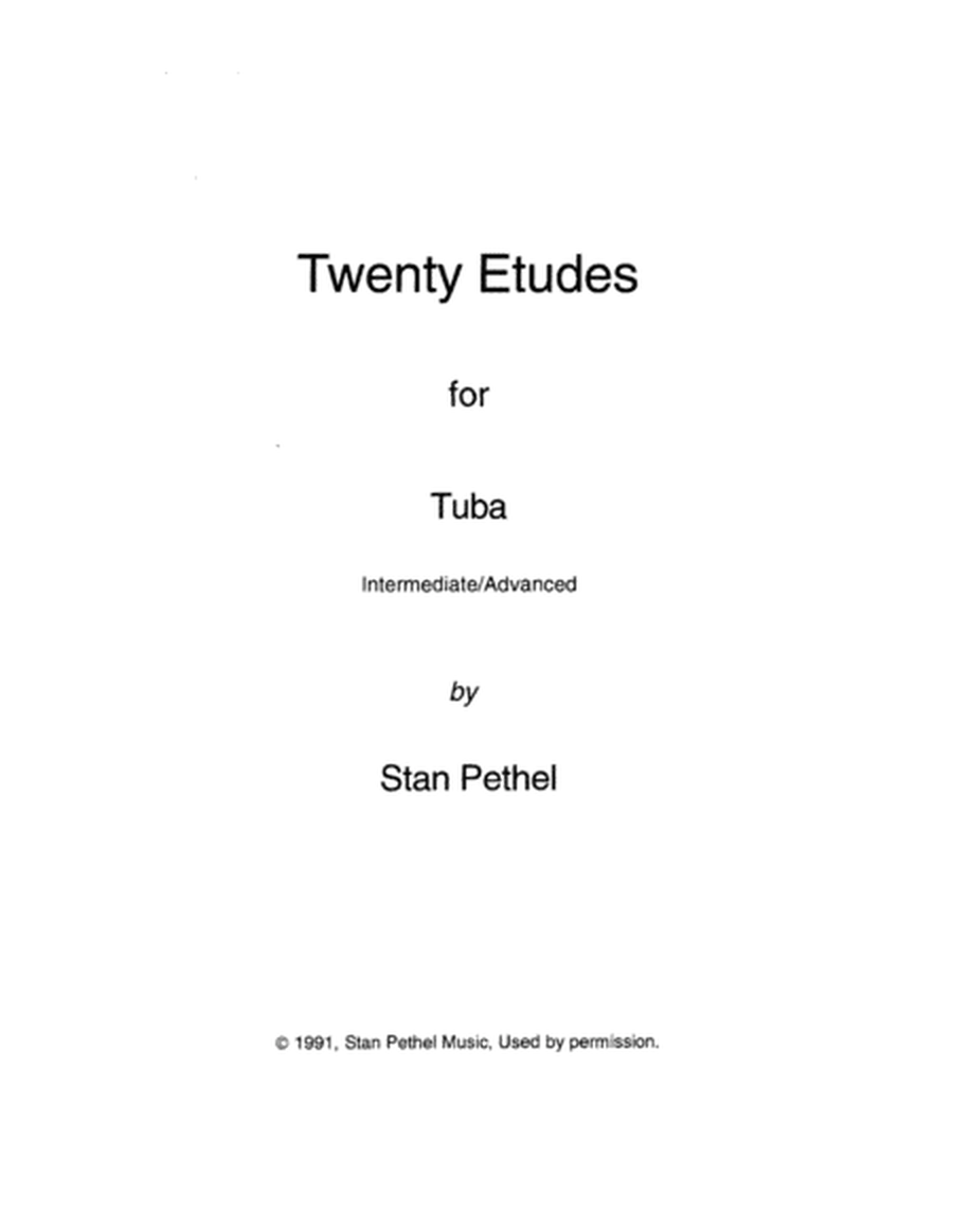 Twenty Etudes