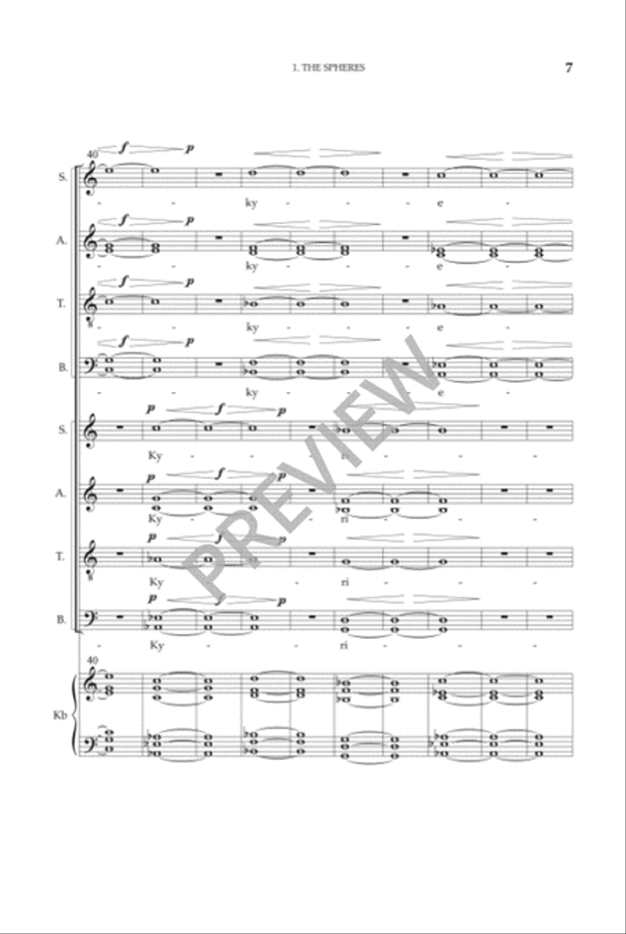 Sunrise Mass (Vocal Score) SSAATTBB scores gallery preview page 6