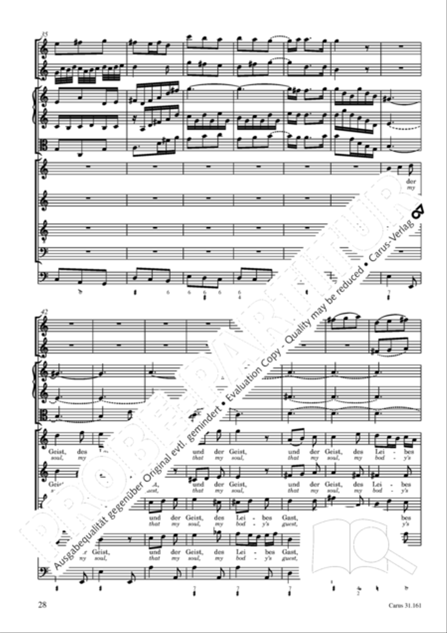 Komm, du susse Todesstunde 4-Part scores gallery preview page 28