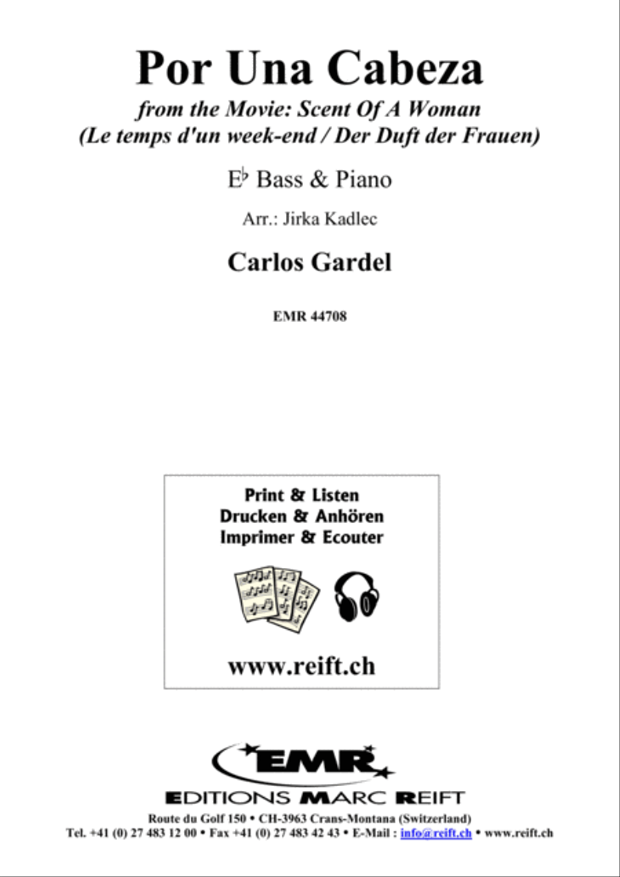 Por Una Cabeza Por Una Cabeza Voice Solo scores gallery preview page 2