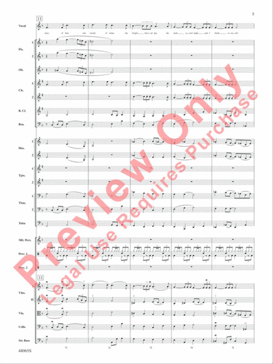 Wonderful Worlds Full Orchestra scores gallery preview page 6
