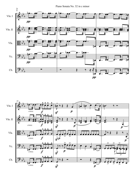 Piano Sonata No. 32