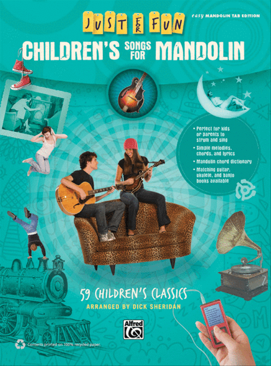 Just for Fun -- Children's Songs for Mandolin Mandolin scores gallery preview page 1