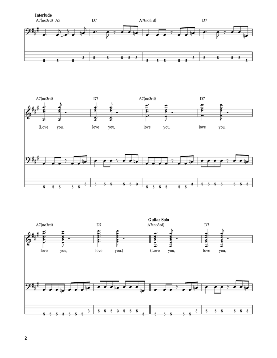 The End Acoustic Guitar scores gallery preview page 2