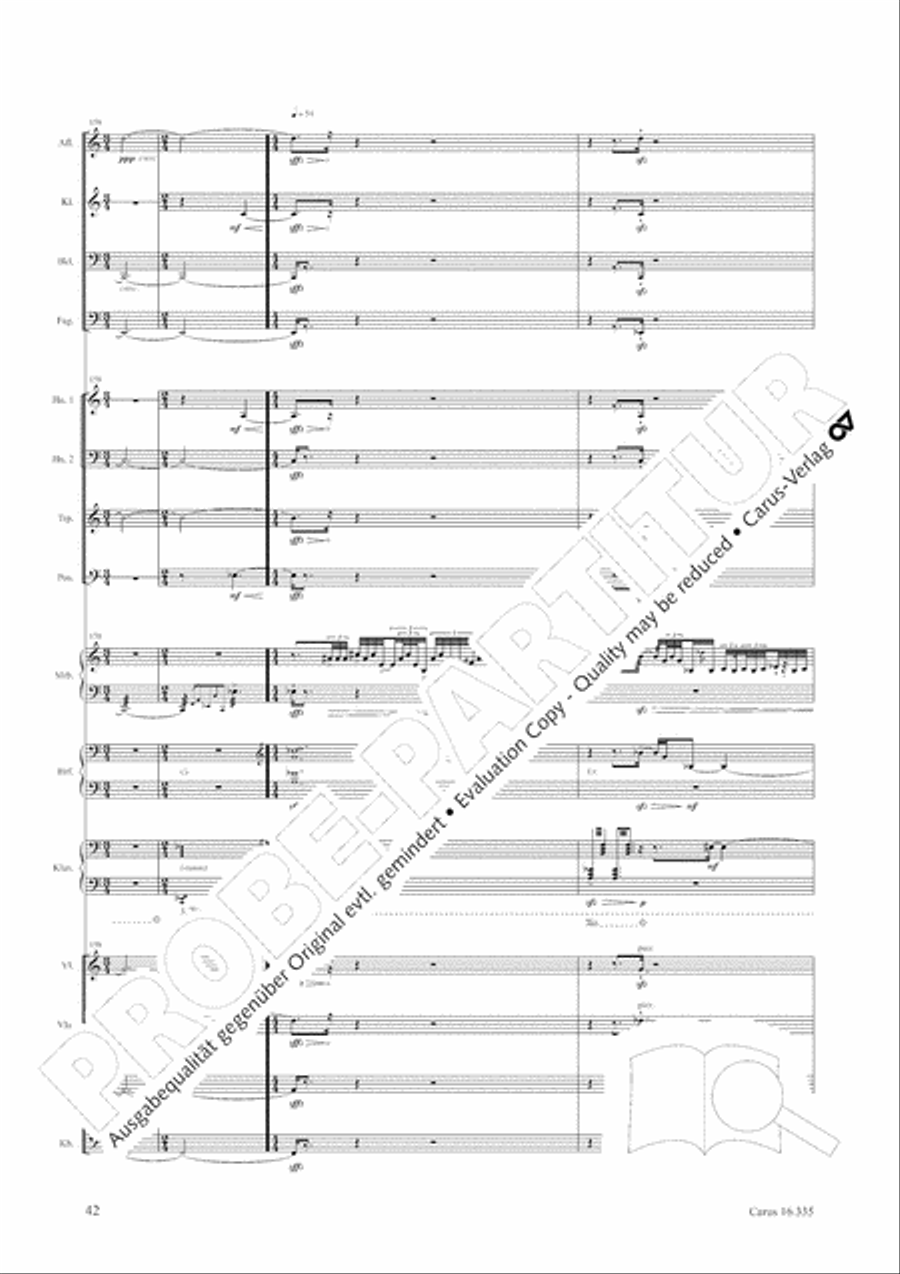 Esquisse: le froid Orchestra scores gallery preview page 43