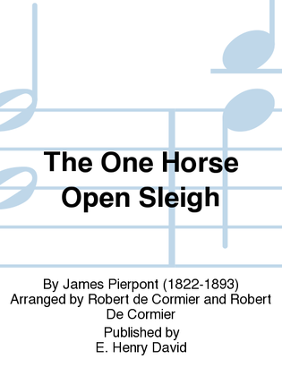 The One Horse Open Sleigh