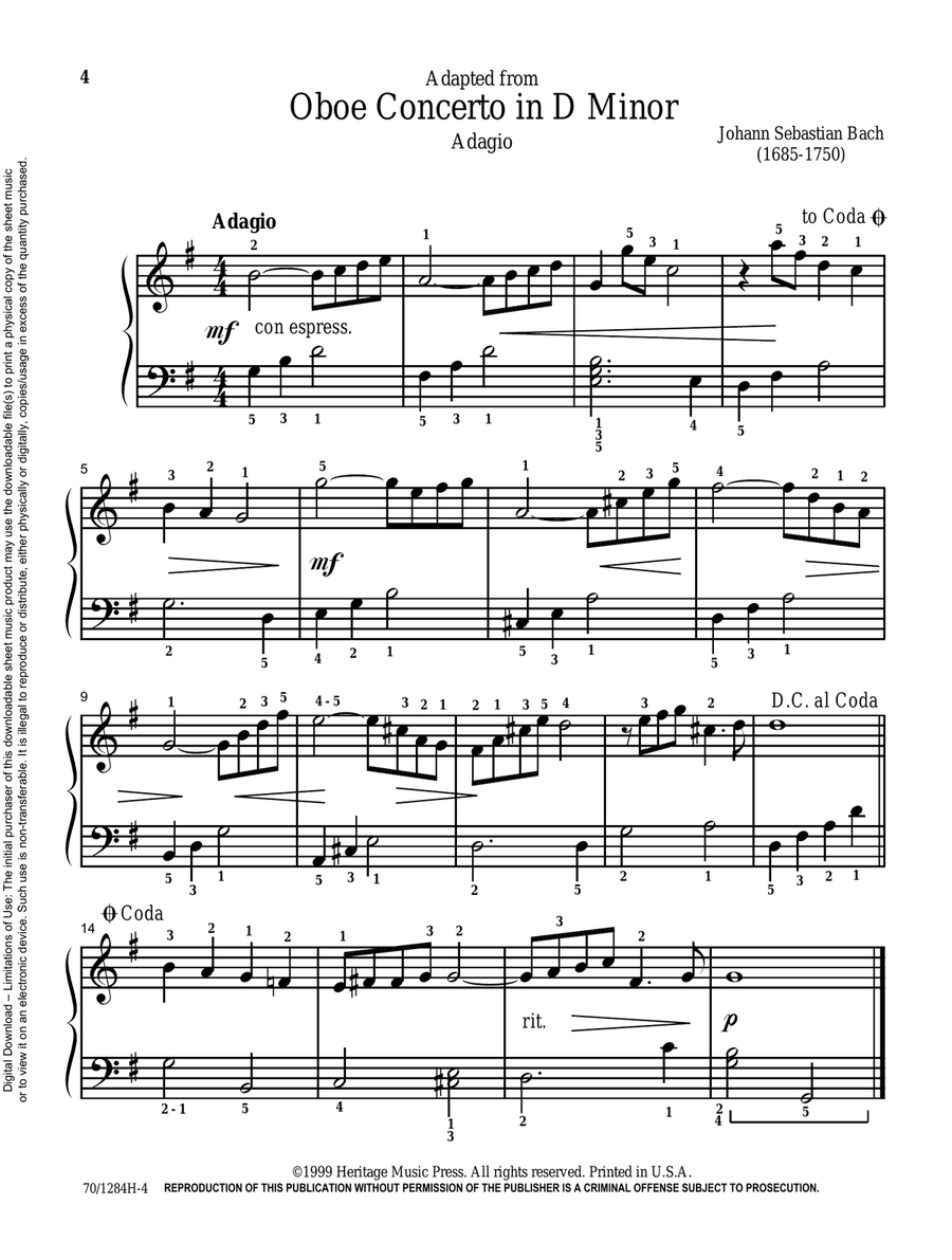 Mastering Melodies: Favorite Concertos Piano Solo scores gallery preview page 4