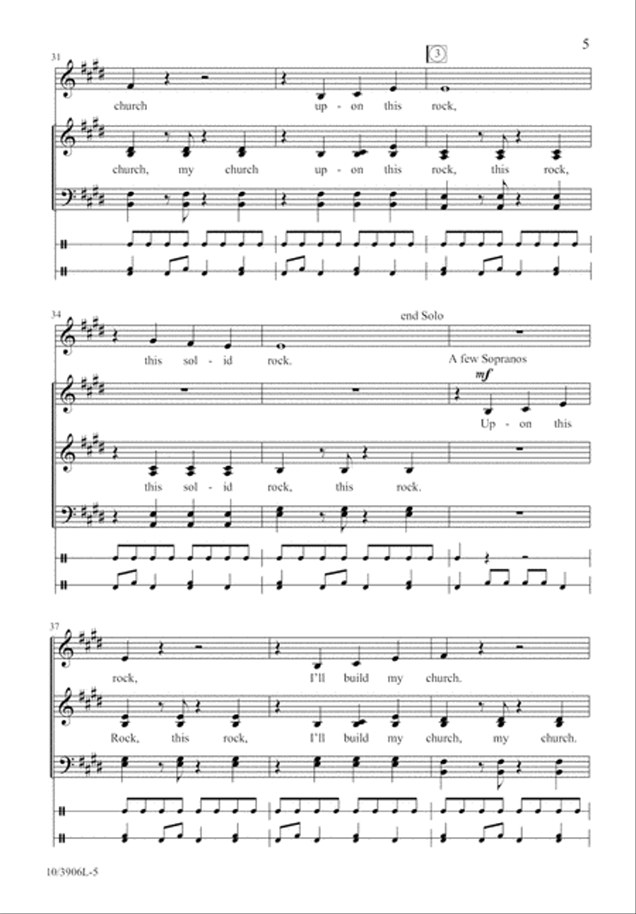 Upon This Rock 4-Part scores gallery preview page 6