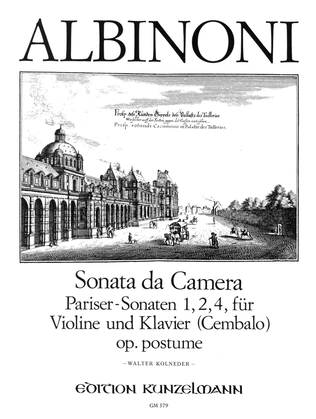 Sonata da camera for violin and piano