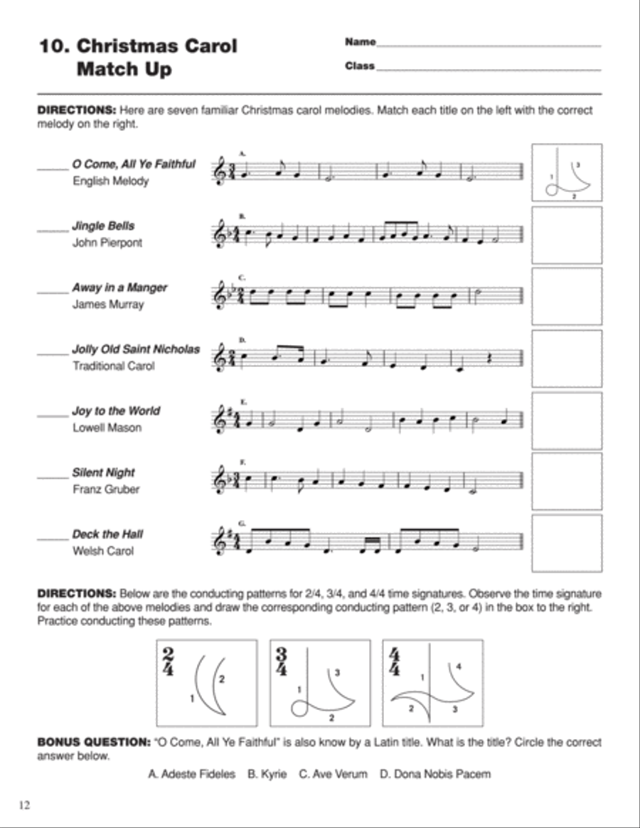 Music Puzzle Mania CD scores gallery preview page 7