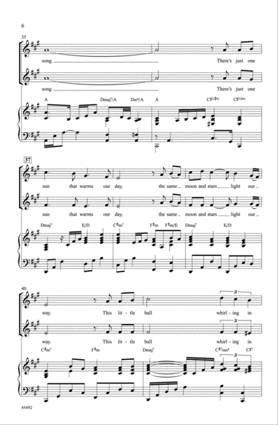 One Song Choir scores gallery preview page 5