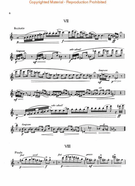 8 Pieces for Flute (1927)