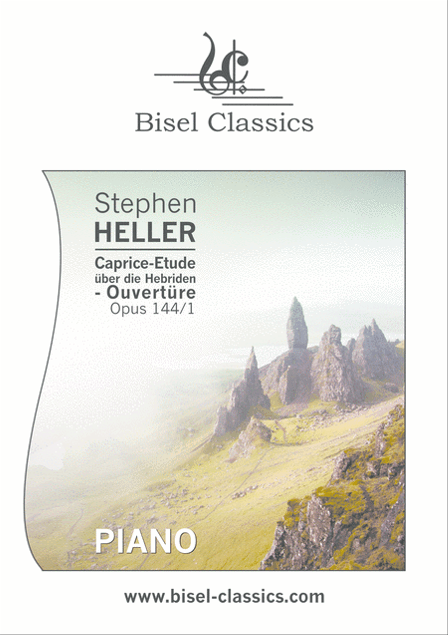 Caprice Etude uber die Hebriden Ouverture, Opus 144-1 Piano Method scores gallery preview page 1