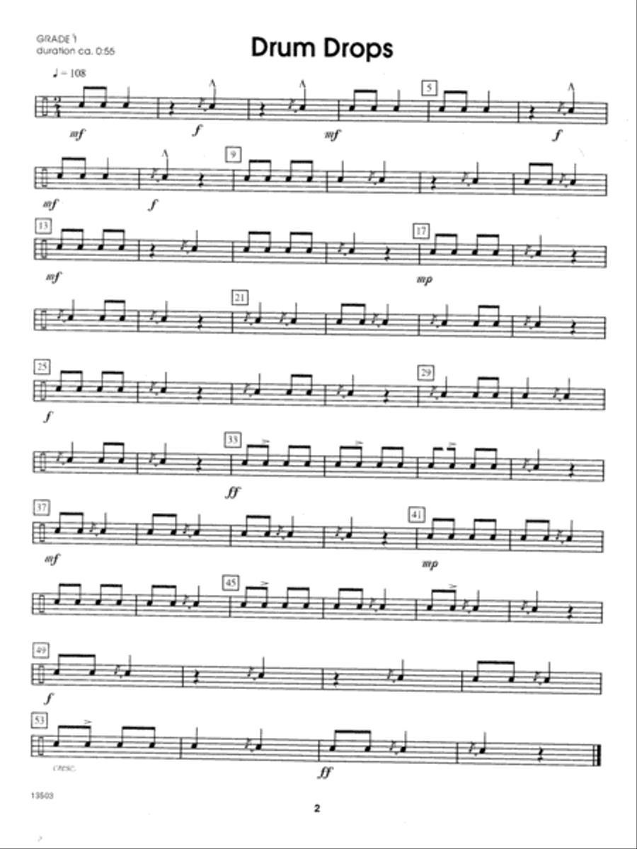 Beginner snare drum clearance music