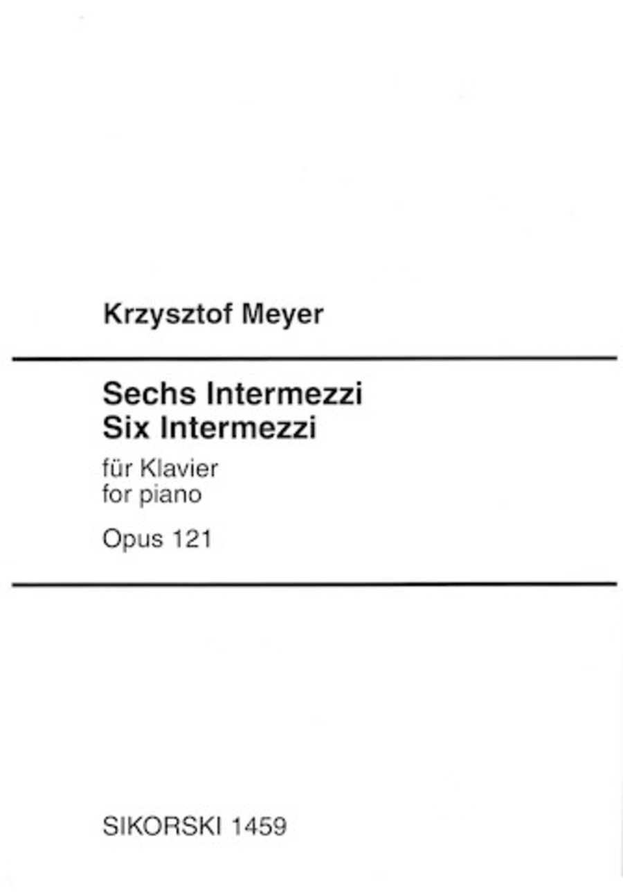 6 Intermezzi, Op. 121 Piano Solo scores gallery preview page 1