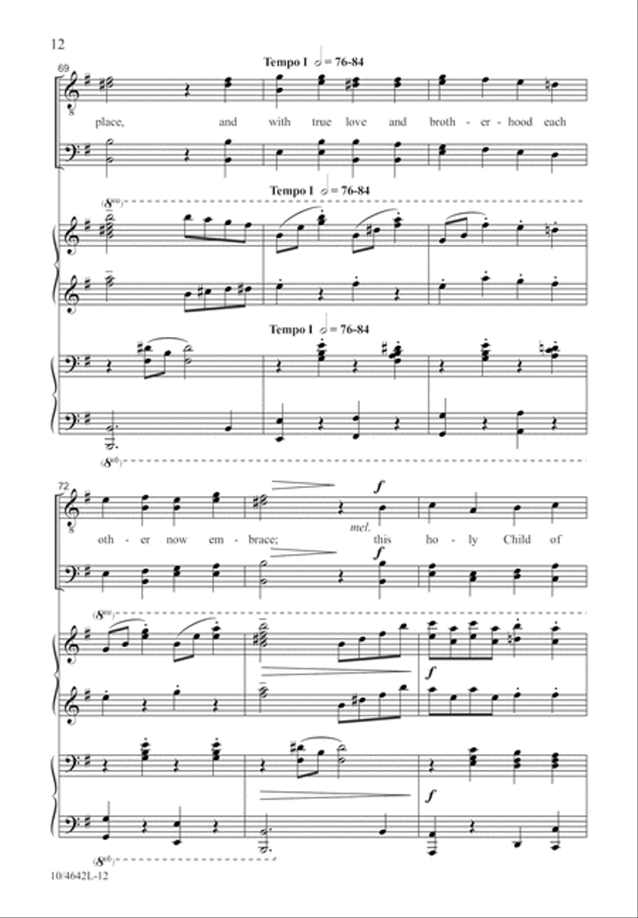 God Rest You Merry, Gentlemen TTBB scores gallery preview page 12