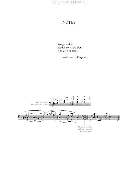Aria Op. 1 for Organ