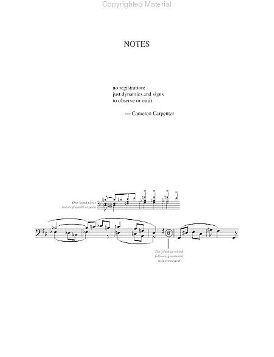 Aria Op. 1 for Organ Aria Op. 1 for Organ Organ Solo scores gallery preview page 2