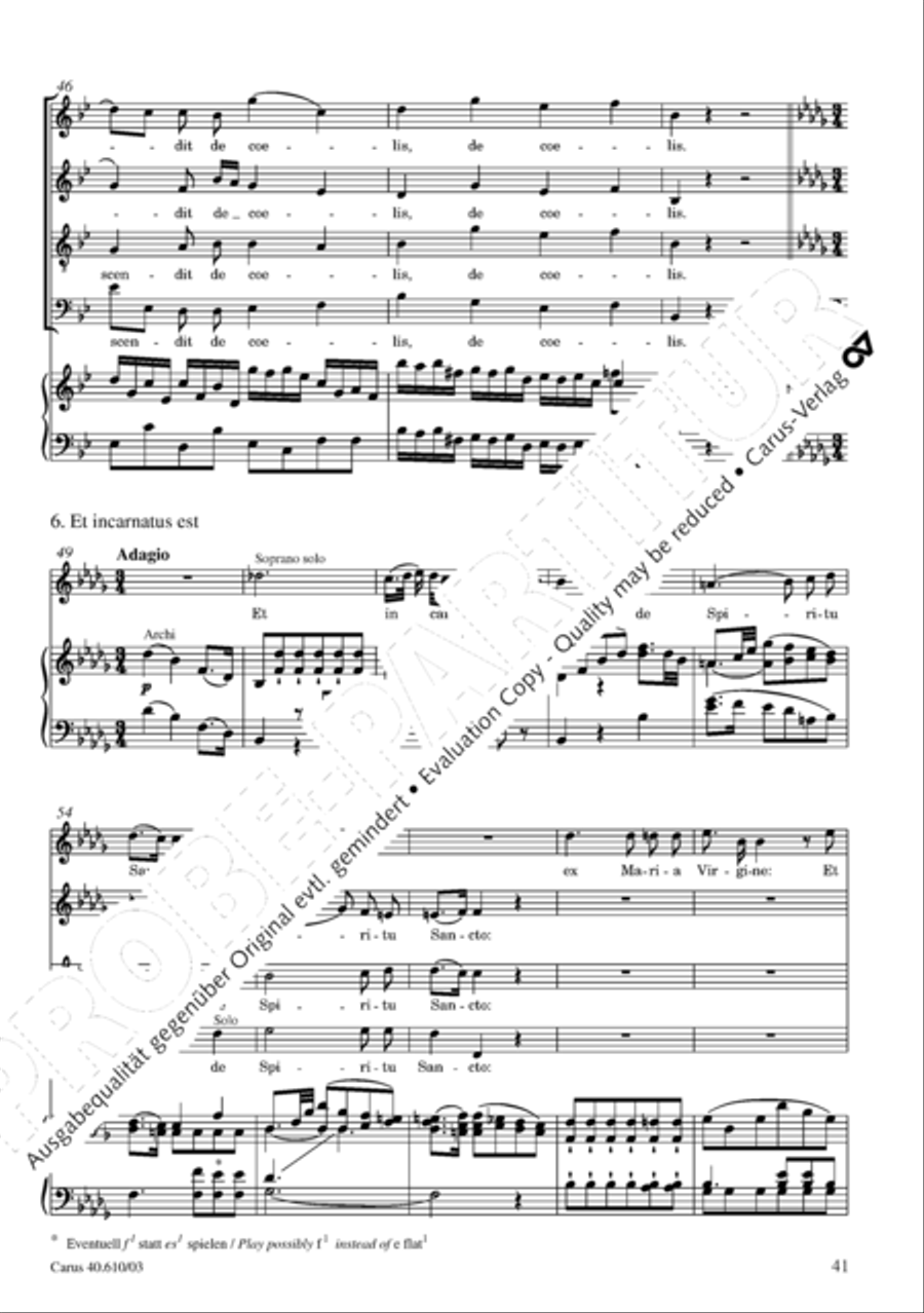 Theresienmesse in B 4-Part scores gallery preview page 42