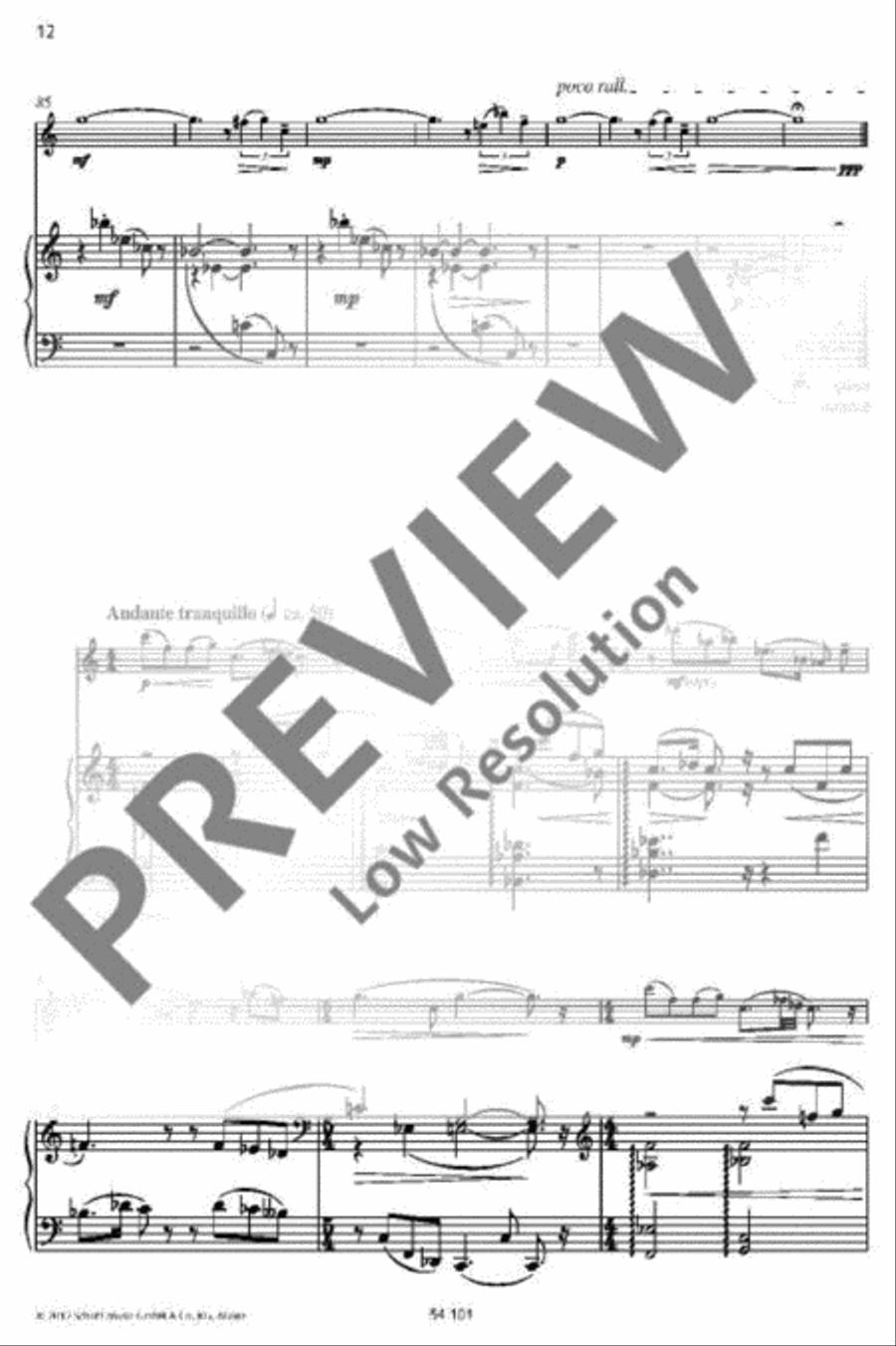 Capriccio notturno Flute scores gallery preview page 9