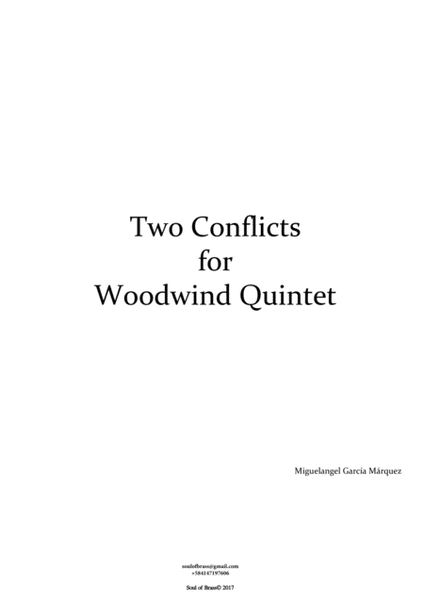 Two Conflicts for Woodwinds Quintet image number null