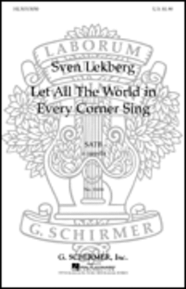 Book cover for Let All The World In Every Corner Sing A Cappella