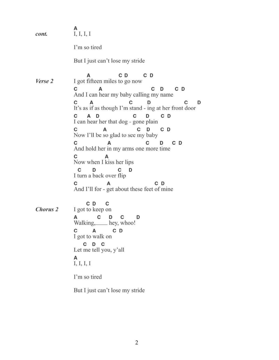 Twenty Five Miles Twenty Five Miles Easy Guitar scores gallery preview page 2