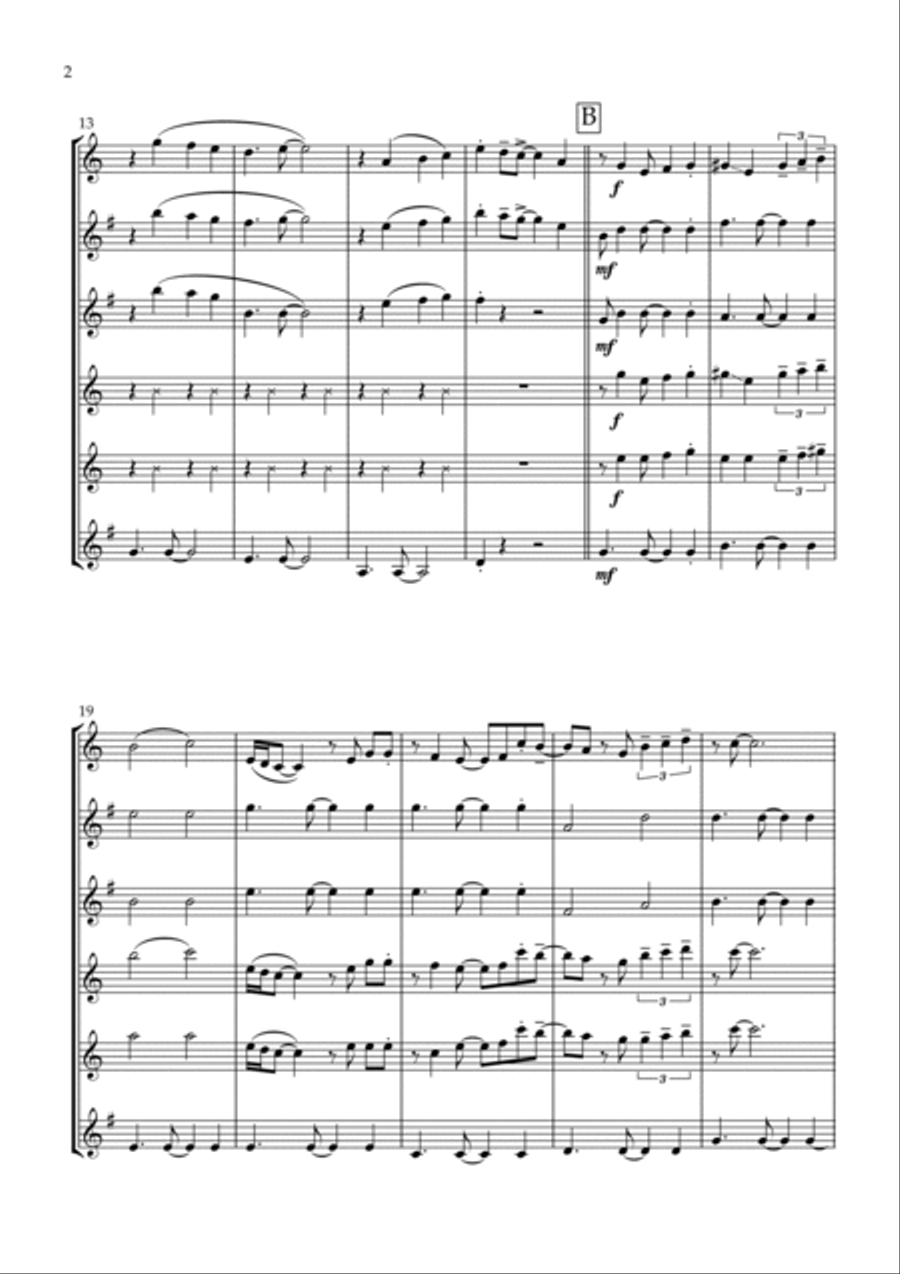 All About You Woodwind Ensemble scores gallery preview page 2