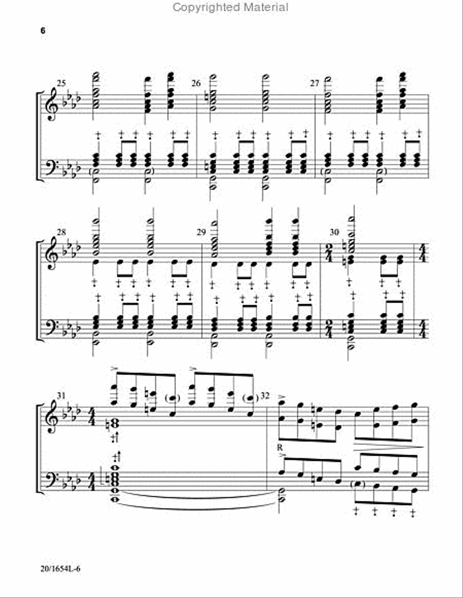 Fantasia on Ebenezer 5-Octaves scores gallery preview page 5