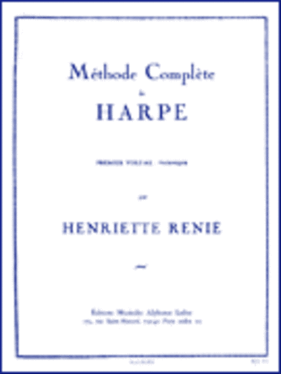 Méthode Complete de Harpe – Premier Volume Harp scores gallery preview page 1
