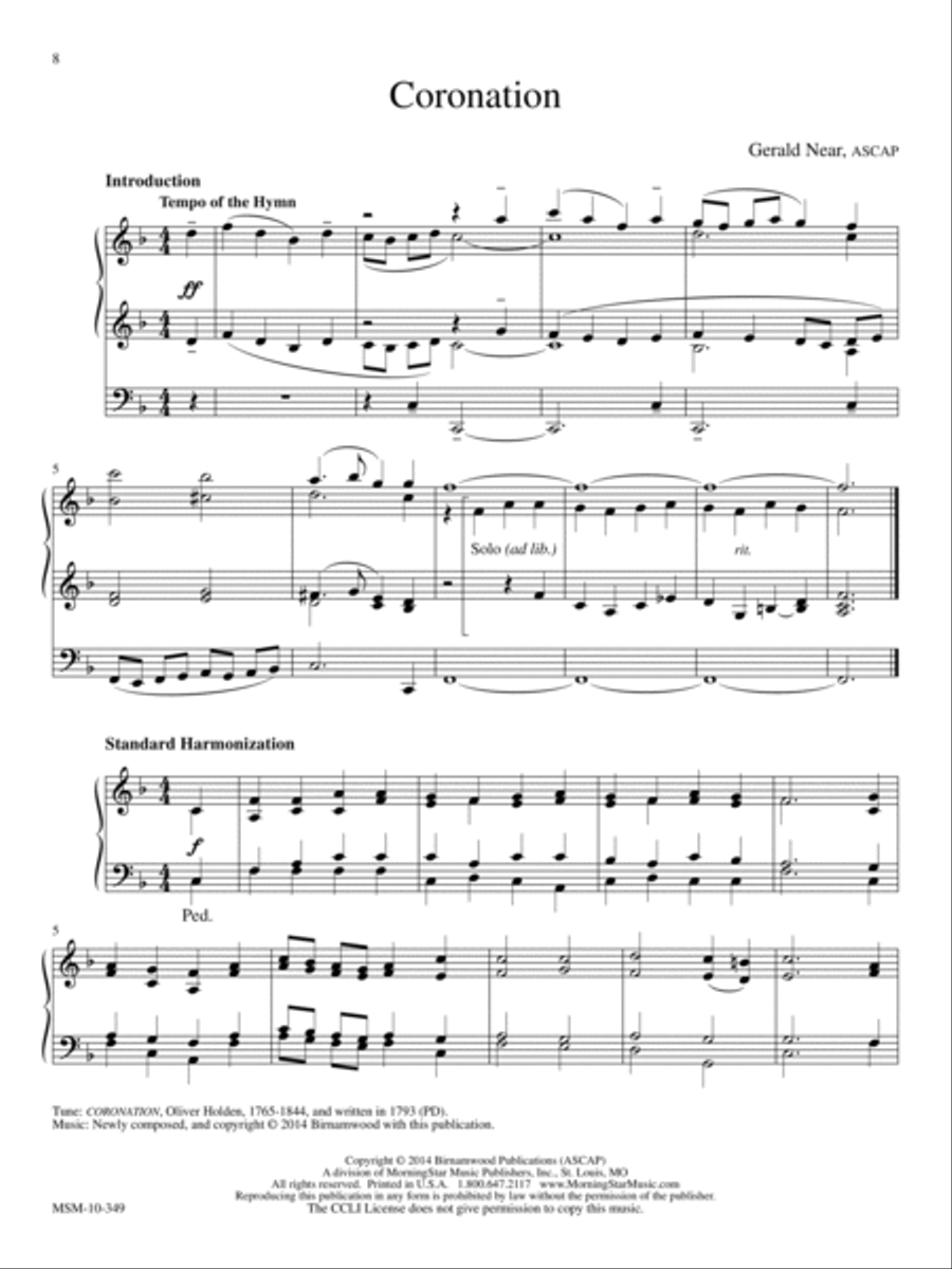 Laudes Domini: 10 Hymn Introductions and Harmonizations for Organ, Volume 2 Organ scores gallery preview page 6