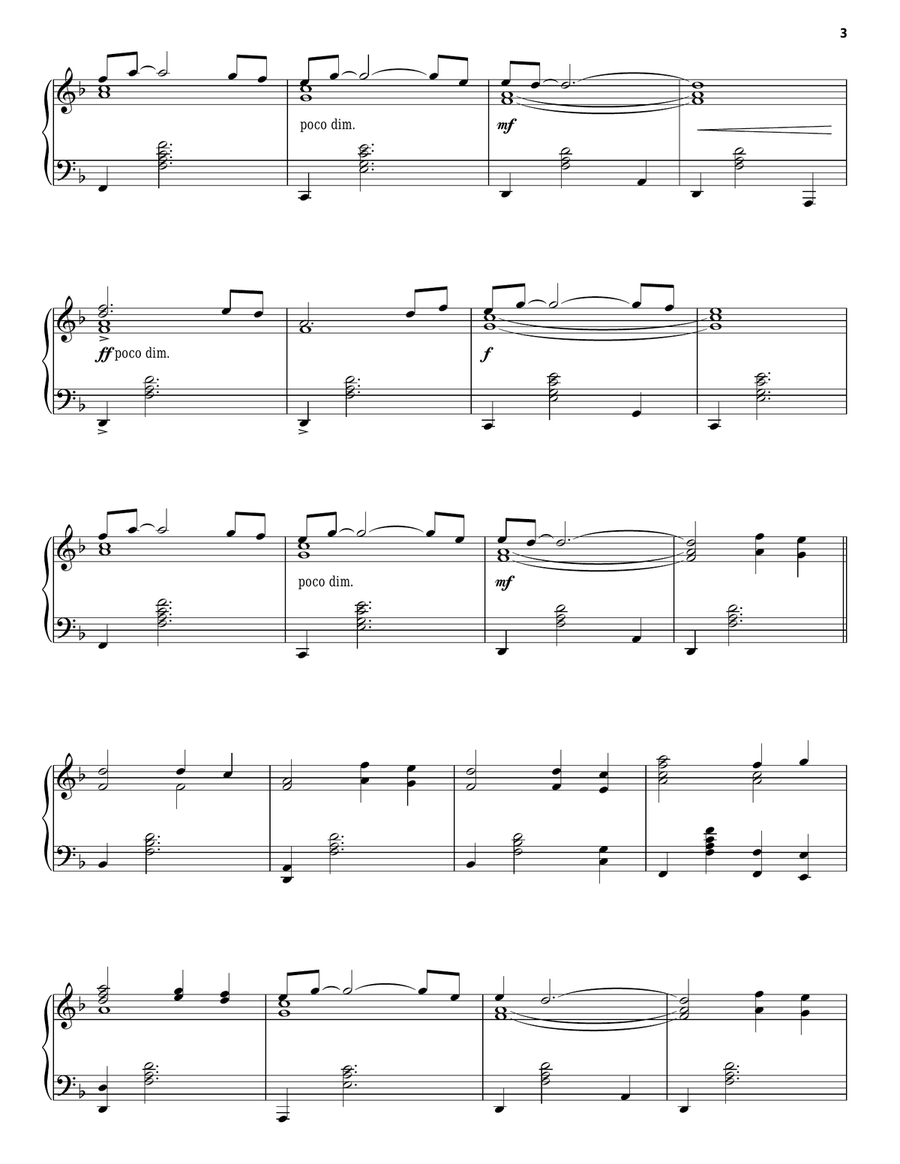 Last Of The Mohicans (Main Theme) Acoustic Guitar scores gallery preview page 3