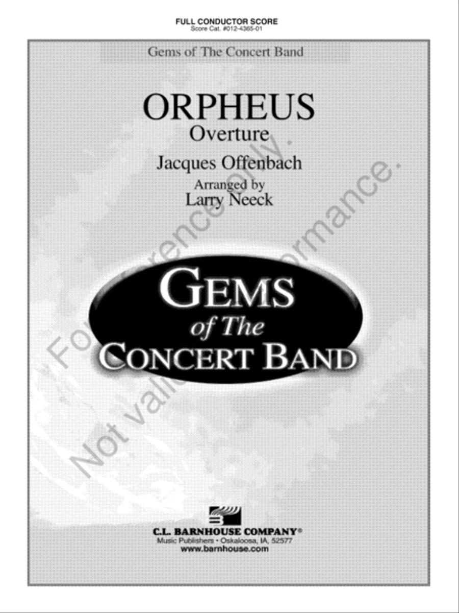 Orpheus Concert Band scores gallery preview page 2