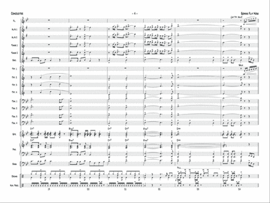 Gonna Fly Now: Score Jazz Ensemble scores gallery preview page 6