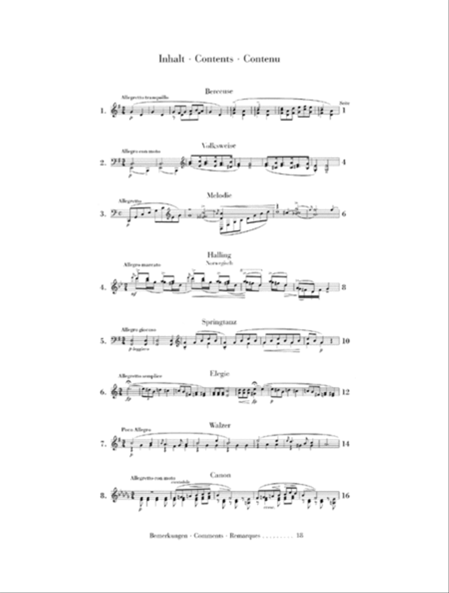 Lyric Pieces, Volume II Op. 38 Piano Solo scores gallery preview page 2
