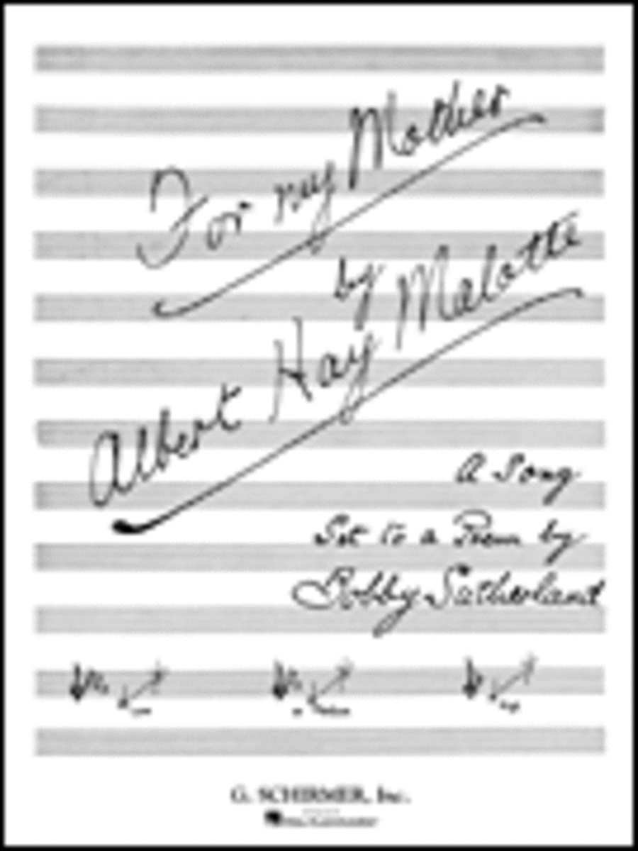 For My Mother For My Mother Voice scores gallery preview page 1
