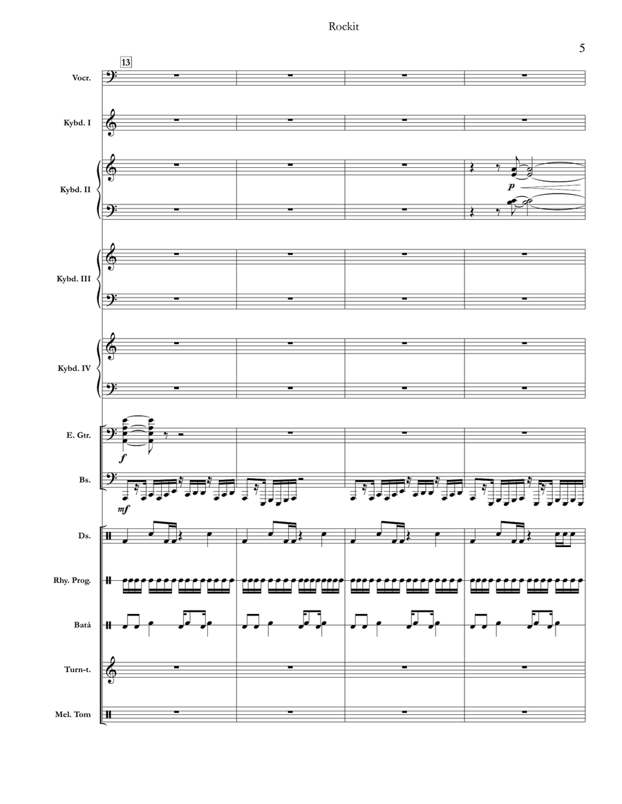 Rockit Small Ensemble scores gallery preview page 5