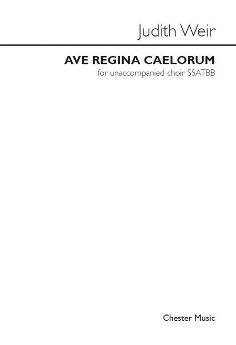 Ave Regina Caelorum A Cappella scores gallery preview page 1